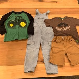 Duluth overalls Carhartt John Deere boys lot sz 6